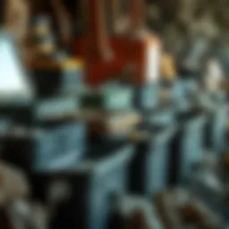 A collection of various sluice boxes showcasing different designs and materials