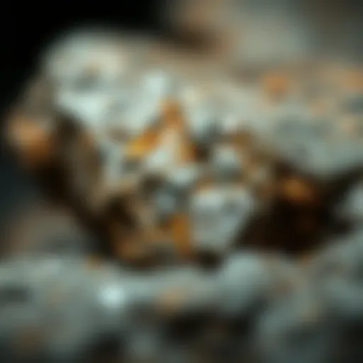 Close-up of a genuine meteorite specimen showcasing its unique texture and surface features