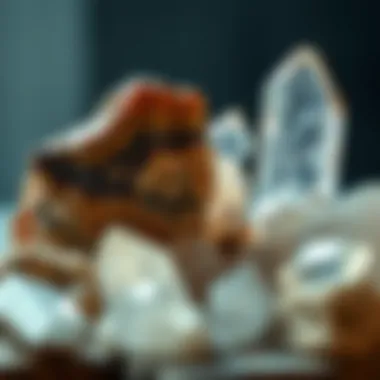 Artistic representation of quartz crystals in different cultural artifacts