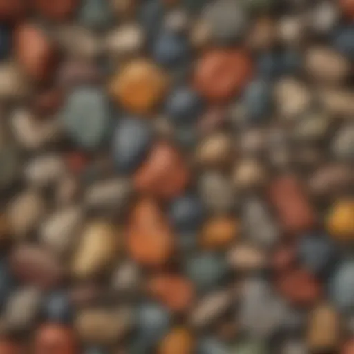 A vibrant display of various rock types showcasing their unique textures and colors