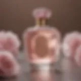 Elegant rose quartz perfume bottle showcasing intricate craftsmanship