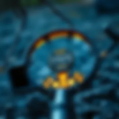 Beginner-friendly gold metal detector with clear display