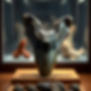 An informative infographic detailing best practices for preserving and displaying shark teeth in a collector's environment.