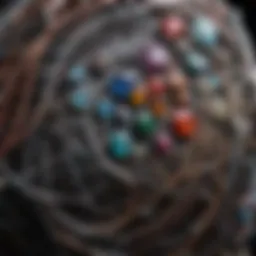 An array of colorful wire types used in jewelry making