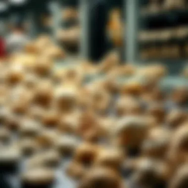 Display of Bird Fossils Available for Purchase An array of bird fossils for sale, highlighting their market value.