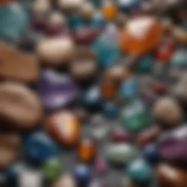 Diverse Gemstones of Michigan A stunning display of Michigan's diverse gemstones