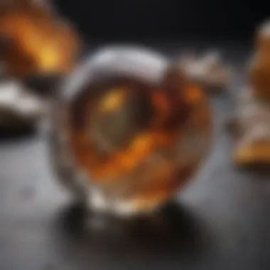 Close-Up of the Most Expensive Gem A breathtaking close-up view of the world's most expensive gem showcasing its brilliance and intricate facets.