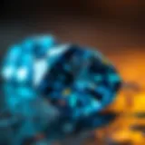 A breathtaking blue diamond showcasing its rarity and allure