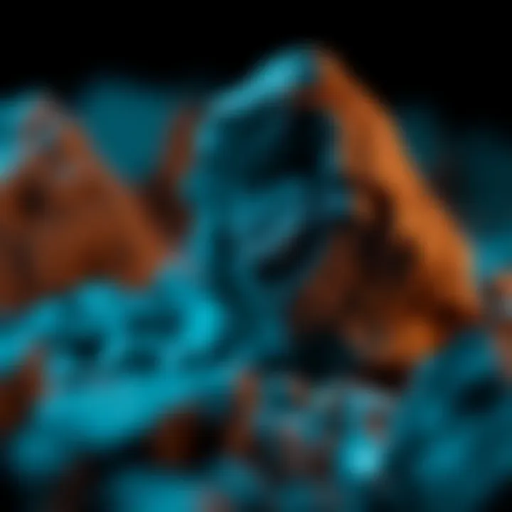 A graph depicting market trends for meteor rocks over the last decade, illustrating their increasing value