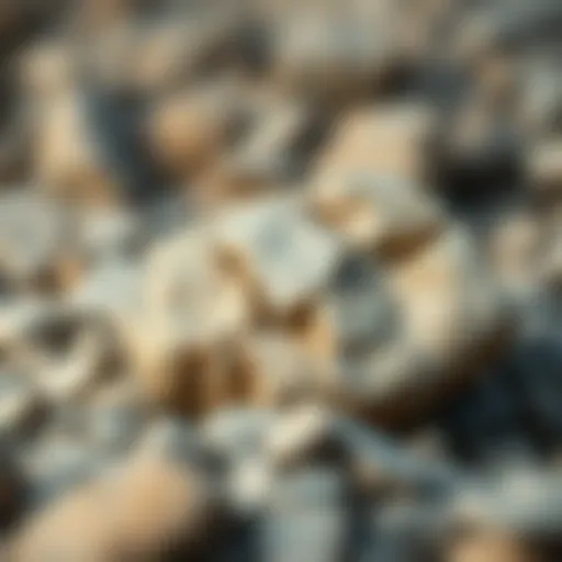 Rough Rock Before Tumbling Before tumbling, rough rock displaying natural surface features