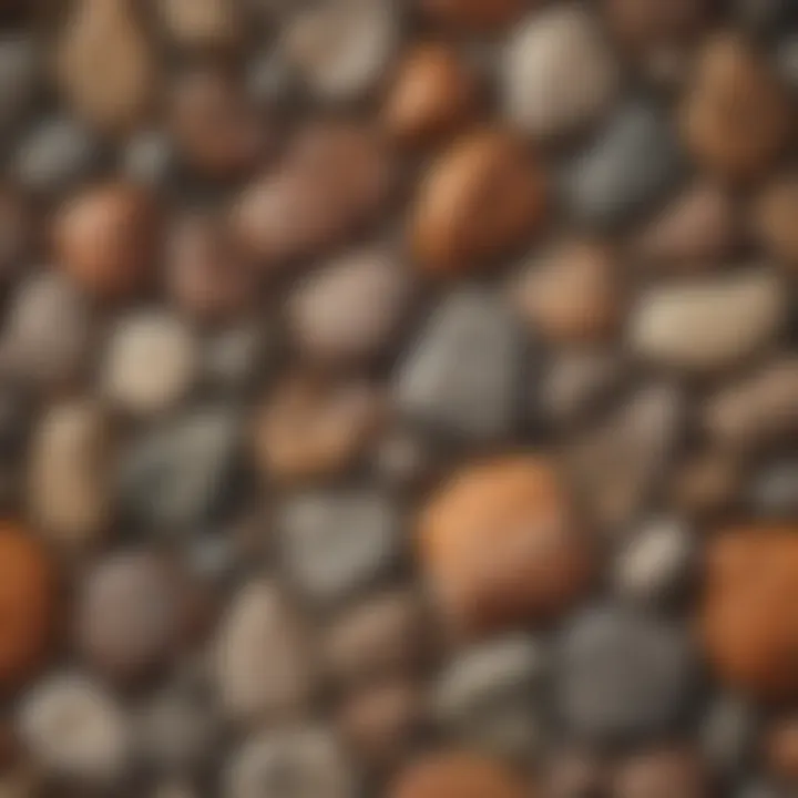 A visual representation of metamorphic rocks with intricate patterns