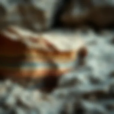 Sedimentary Rocks: Nature's Layers Sedimentary rocks layered in distinct patterns