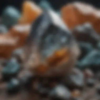 Common Minerals and Their Unique Properties A collection of common minerals arranged to highlight their unique properties.