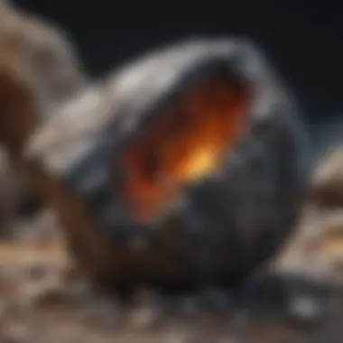 Igneous Rock Characteristics An igneous rock sample with visible crystals