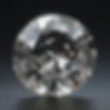 Close-up of a brilliant cut diamond showcasing its clarity and brilliance