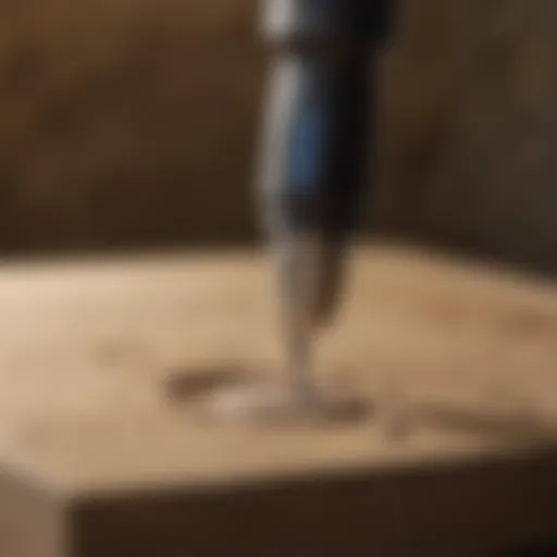 Dremel tool with stone carving attachment